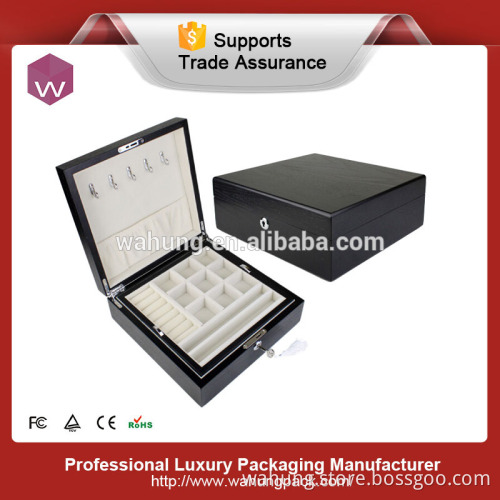 Customize decorative wooden jewellery box wholesale